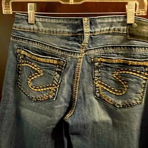 Silver shorts like new size 28